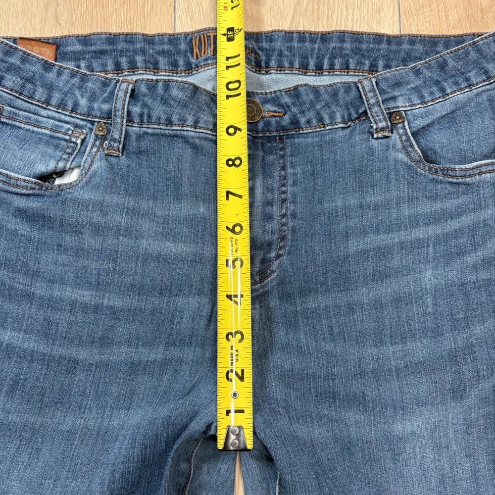 KUT from the Kloth Straight Leg Jeans Womens 16 Medium Wash KP9065MA2